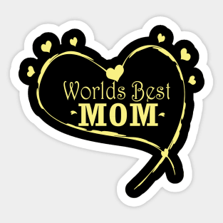 Worlds Best Mom Sticker